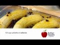 Healthy recipe - baked banana dessert