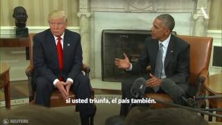 Trump, dispuesto a recibir “consejos” de Obama