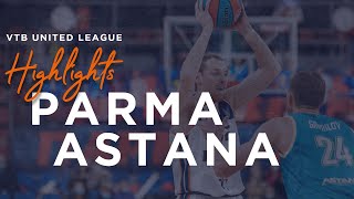 Hightlits of the match — VTB United league: «Parma» vs «Astana»