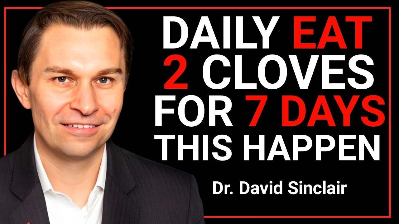What Happens When You Eat 2 Cloves a Day for 7 Days (not what you think) || DR. DAVID SINCLAIR