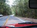 driving in stevens creek canyon