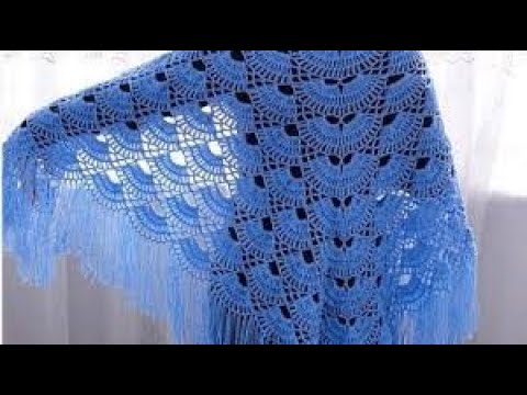 КАК СВЯЗАТЬ ШАЛЬ урок вязания - DomaVideo.Ru
