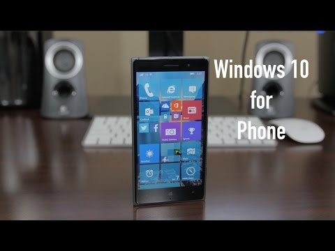 Trying out Windows 10 for phones