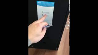 Electronic key locker for apartments, hotels
