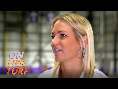 Video: Vikings' Kelly Kleine on working for college scouting department I On Her Turf I NBC Sports