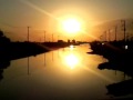 2009.11.15茨城県河内町浄玄橋からの富士山裾野に沈む夕陽32倍速