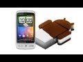 Android ICS op HTC Desire demo