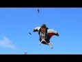 Skydiving Wingsuit Rodeo Ride... With Parachute Malfunction!