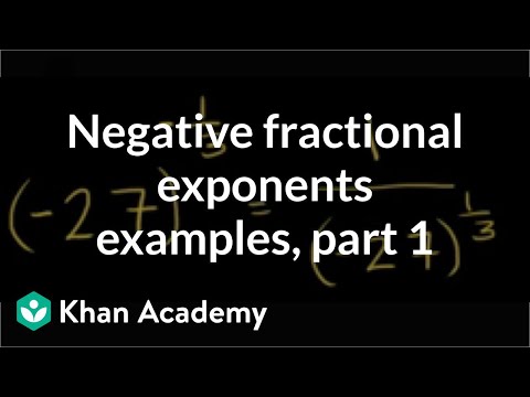 how to eliminate negative exponents in a fraction