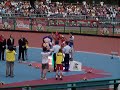 Podio  500 metros juvenil mundial de patinaje Cali 2007