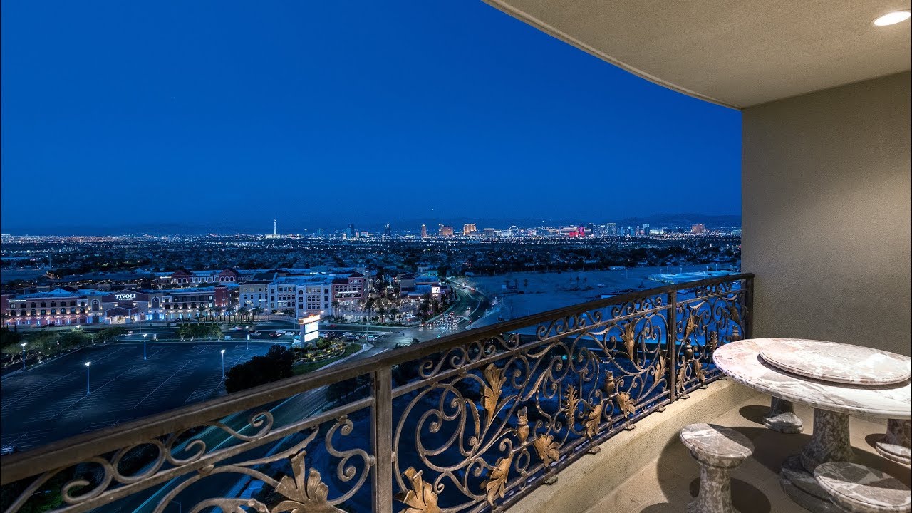 Las Vegas Strip Views from One Queensridge Place | 9101 Alta Drive Unit 1207
