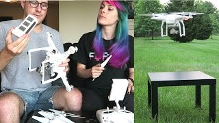 DJI Phantom 3 Advanced Quadcopter Drone Unboxing! First Flight & Timelapse Footage