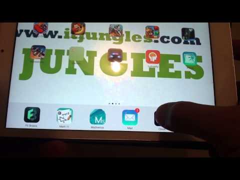 how to remove ipad icons without x