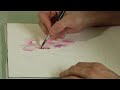 Watercolor Painting: An Orchid : Watercolor Painting an Orchid: Defining the Blossom
