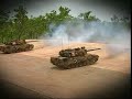 Australian Army Leopard tanks firing Australian Army Leopard tanks firing