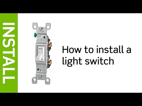 how to properly wire a light switch