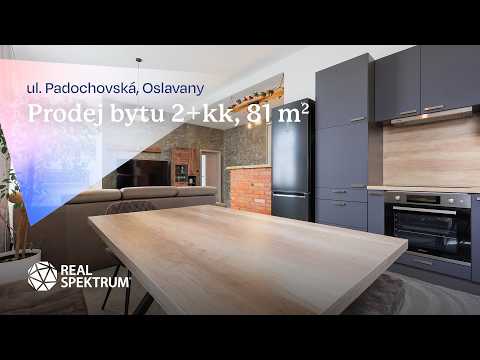 Video Prodej bytu 2+kk 81 m², Oslavany
