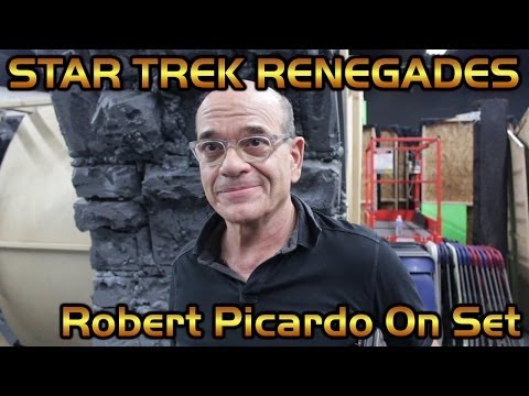 Robert Picardo On Set - Star Trek Renegades