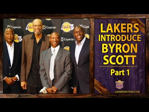 Video: Magic Johnson, Kareem, Jamaal Wilkes Introduce Byron Scott As Lakers Head Coach