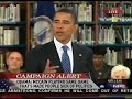 Obama Hits Back Against McCain Campaign 9-10-08
