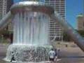Hart Plaza water fountain, Detroit.