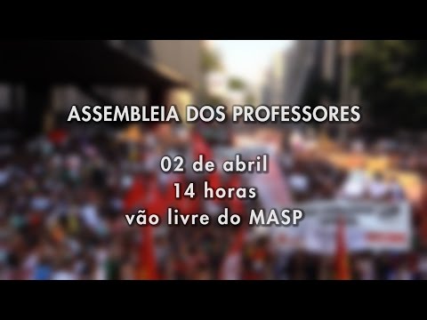 NOVA ASSEMBLEIA DOS PROFESSORES 02/04/2015