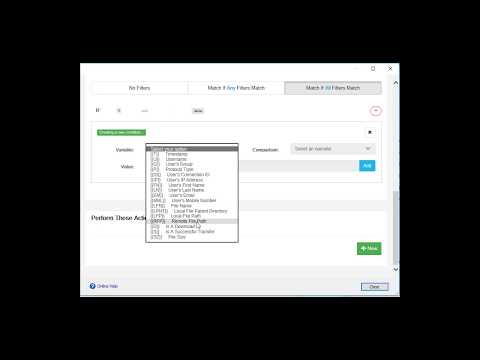 Creating a Rule that Sends an Email Notification on File Upload
