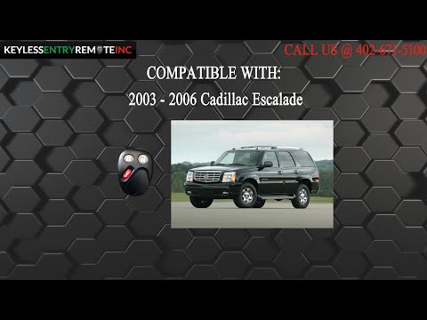 How To Replace Cadillac Escalade Key Fob Battery 2003 2004 2005 2006