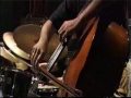 jazz - concert au duc des lombards - ivan landrieu:r�alisation ; jacques mahieux:batterie ; vincent courtois:violoncelle ; renaud garcia-fons:contrebasse ; steve swallow:basse