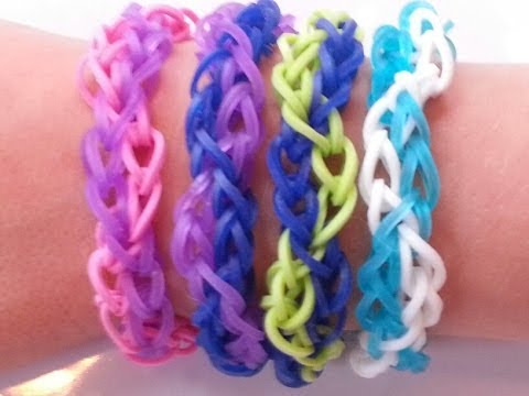 RAINBOW LOOM ZIG ZAG BRACELET - HOW TO EASY
