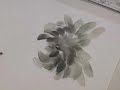 Chrysanthemum sumi-e painting Chrysanthemum sumi-e painting