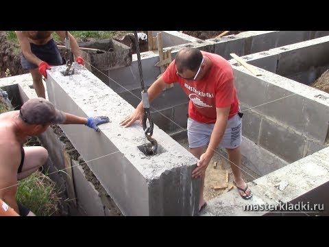 Укладка блоков на клей своими руками нюансы Укладка блоков на клей своими руками нюансы