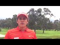 Edgar Gómez, joven promesa del golf colombiano