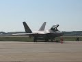 F-22 Raptor Engine Start Up (continuous run)
