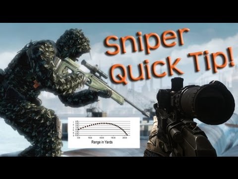 how to measure bullet drop in bf3