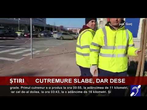 Cutremure slabe, dar dese