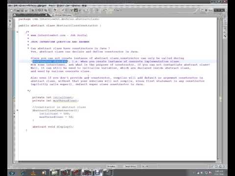 how to define abstract class in spring