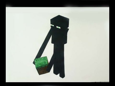how to draw enderman