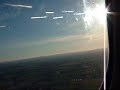 BMI Baby landing at Birmingham Airport, UK