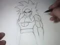 drawing SS4 GOKU drawing SS4 GOKU