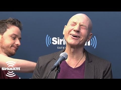 James McAvoy Punches Hugh Jackman, Massages Patrick Stewart // SiriusXM