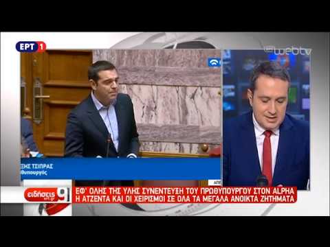 Τσίπρας στον ΑΛΦΑ: Η ατζέντα και οι χειρισμοί σε όλα τα μεγάλα ανοικτά ζητήματα | 8/11/18 | ΕΡΤ