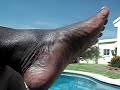 on holiday in spain, home alone, my black feet on holiday in spain, home alone, my black feet