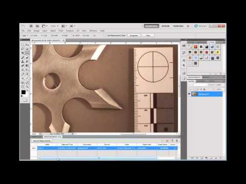 how to measure objects in photoshop