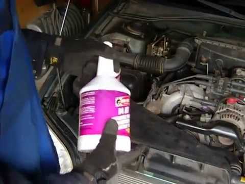 how to bleed power steering subaru