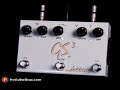 www.ProGuitarShop.com - The Jetter GS3 is a dual overdrive pedal that gives you the ability to cascade the two channels together. With two separately voiced, independent overdrives and the cascade function, the Jetter GS3 gives you the ability to have 3 completely different overdrive tones in one pedal. - proguitarshop.com
