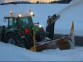 Fendt 930 with Beaulieu snow blower 10 feet wide part two