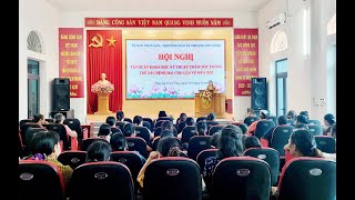 Tập huấn phòng trừ sâu bệnh trên cây lúa tại xã Thượng Yên Công