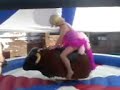 Lincolnshire Pride - Babs riding a Horny Bull Lincolnshire Pride - Babs riding a Horny Bull