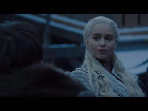 Game იf Thrones 8x01 - Sansa meets Daenerys - Bran told Daenerys about Viserion
